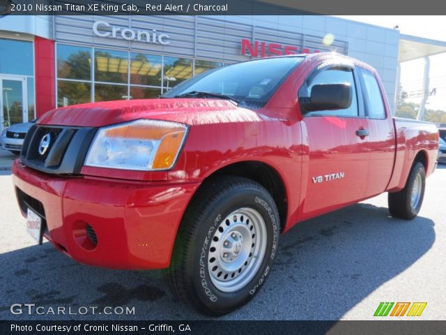 2010 Nissan Titan XE King Cab in Red Alert