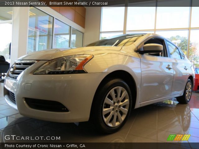 2013 Nissan Sentra SV in Brilliant Silver Metallic