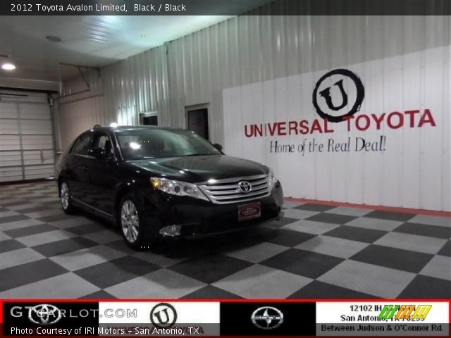 2012 Toyota Avalon Limited in Black