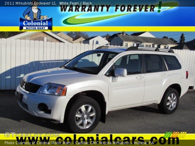 2011 Mitsubishi Endeavor LS in White Pearl