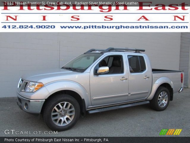 2011 Nissan Frontier SL Crew Cab 4x4 in Radiant Silver Metallic