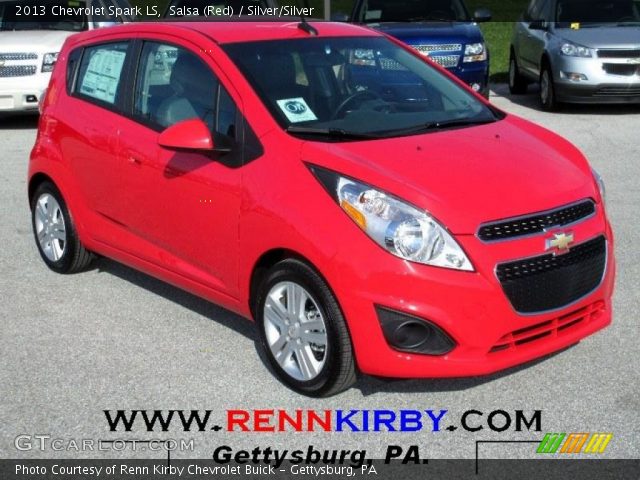 2013 Chevrolet Spark LS in Salsa (Red)