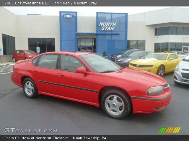 2001 Chevrolet Impala LS in Torch Red