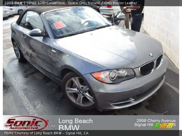 2009 BMW 1 Series 128i Convertible in Space Grey Metallic