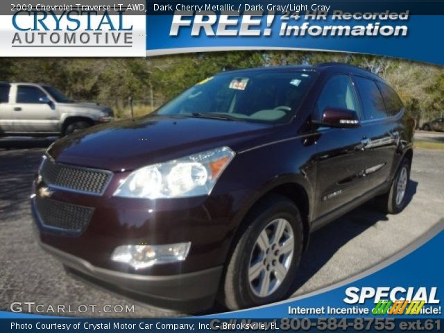 2009 Chevrolet Traverse LT AWD in Dark Cherry Metallic