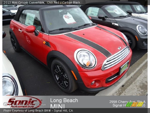 2013 Mini Cooper Convertible in Chili Red