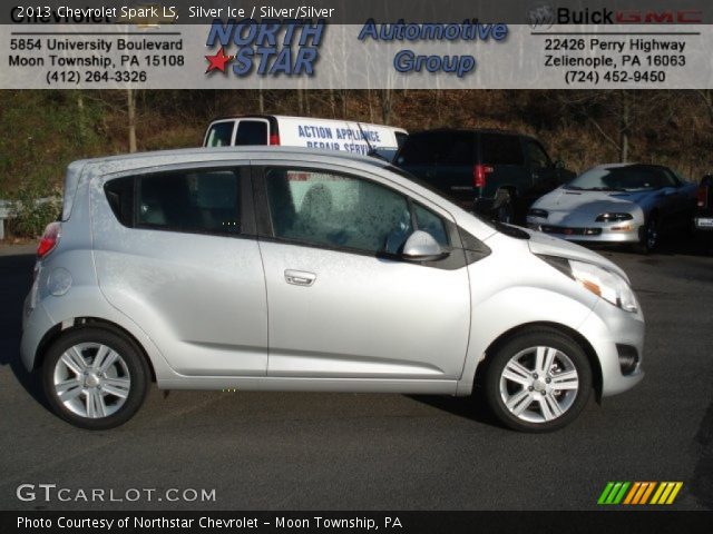 2013 Chevrolet Spark LS in Silver Ice