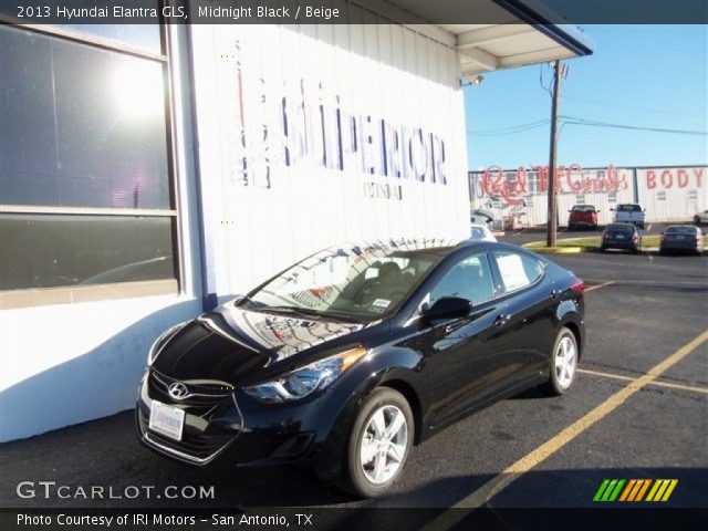 2013 Hyundai Elantra GLS in Midnight Black