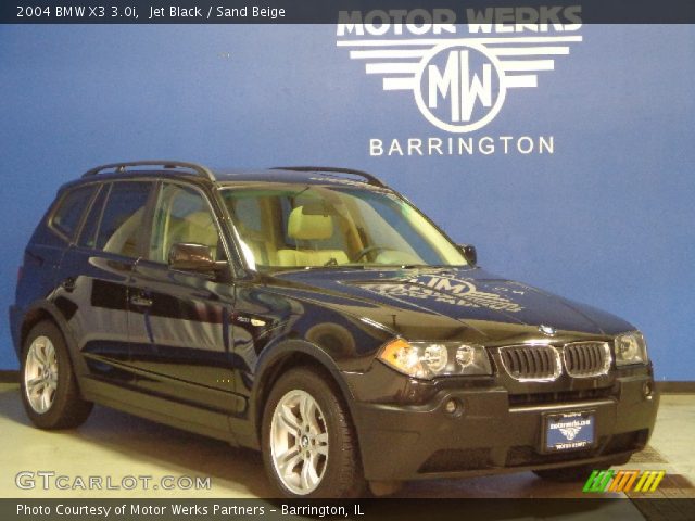 2004 BMW X3 3.0i in Jet Black