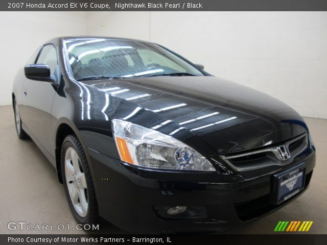 2007 Honda Accord EX V6 Coupe in Nighthawk Black Pearl