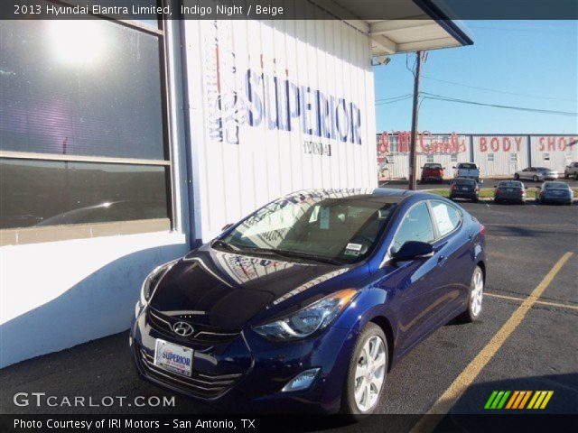 2013 Hyundai Elantra Limited in Indigo Night
