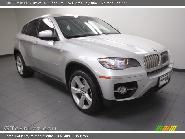 2009 BMW X6 xDrive50i in Titanium Silver Metallic