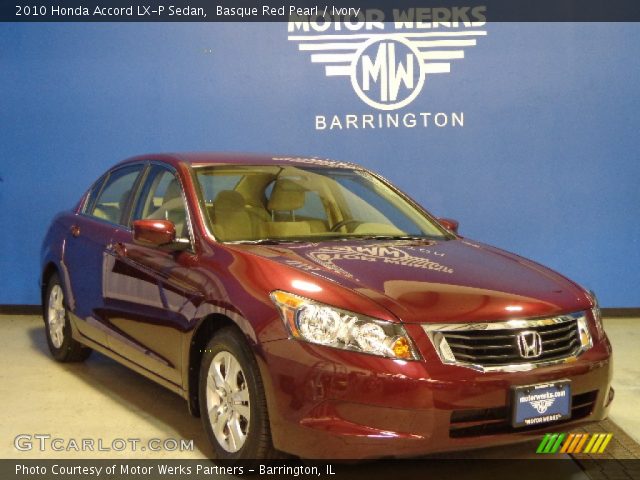 2010 Honda Accord LX-P Sedan in Basque Red Pearl