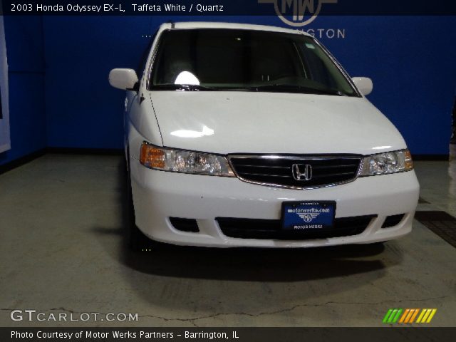 2003 Honda Odyssey EX-L in Taffeta White