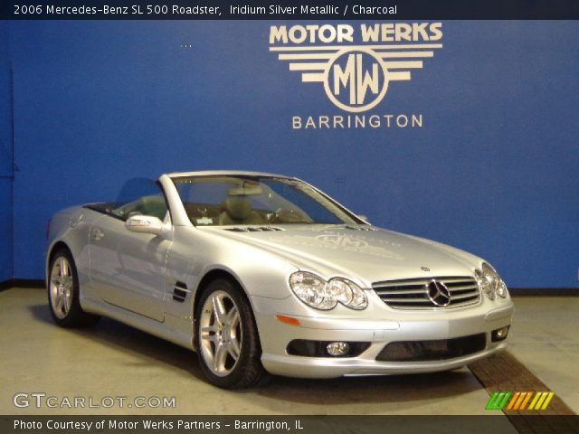 2006 Mercedes-Benz SL 500 Roadster in Iridium Silver Metallic