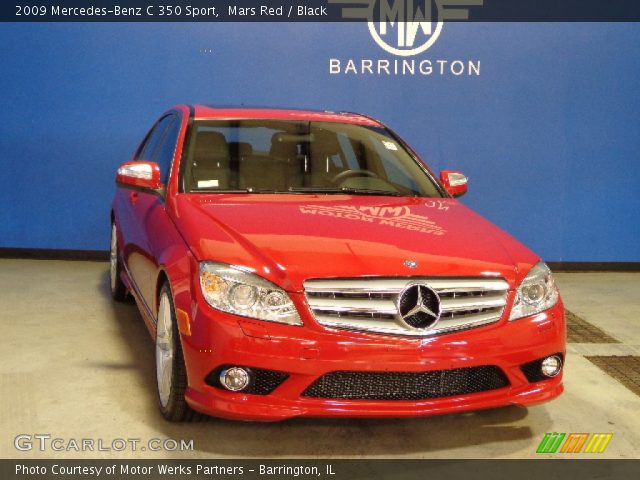 2009 Mercedes-Benz C 350 Sport in Mars Red