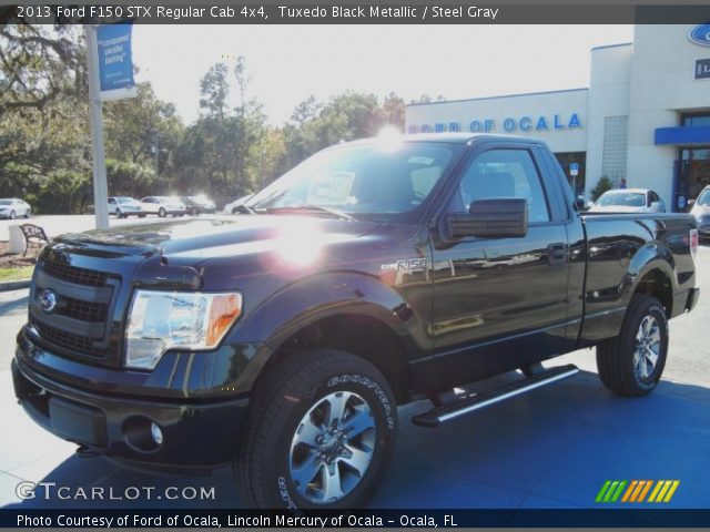 2013 Ford F150 STX Regular Cab 4x4 in Tuxedo Black Metallic