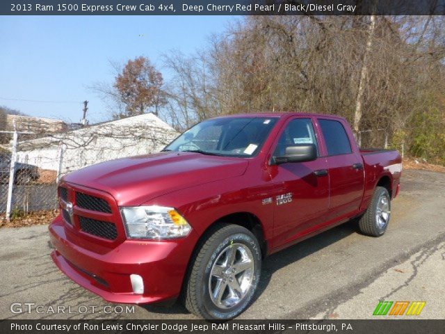 2013 Ram 1500 Express Crew Cab 4x4 in Deep Cherry Red Pearl