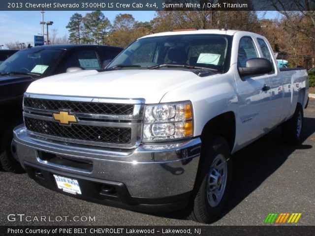 2013 Chevrolet Silverado 3500HD LS Crew Cab 4x4 in Summit White