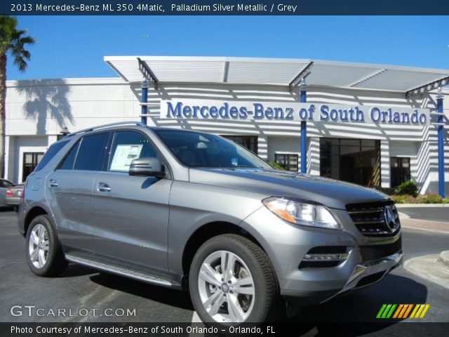 2013 Mercedes-Benz ML 350 4Matic in Palladium Silver Metallic