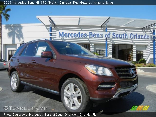 2013 Mercedes-Benz ML 350 4Matic in Cinnabar Red Metallic