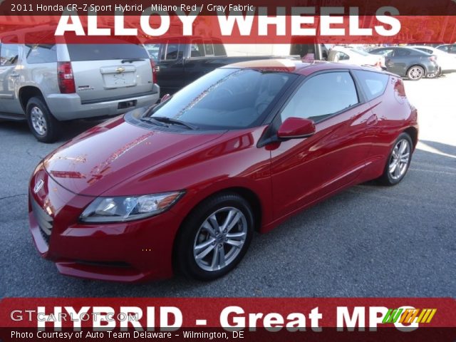 2011 Honda CR-Z Sport Hybrid in Milano Red