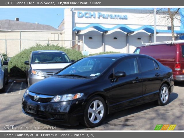 2010 Honda Civic LX-S Sedan in Crystal Black Pearl