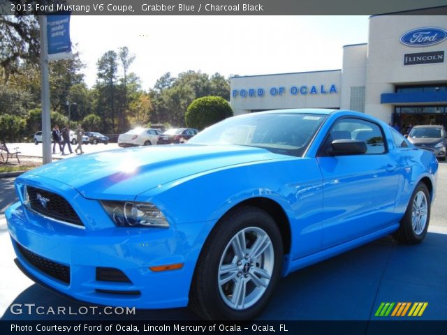 2013 Ford Mustang V6 Coupe in Grabber Blue