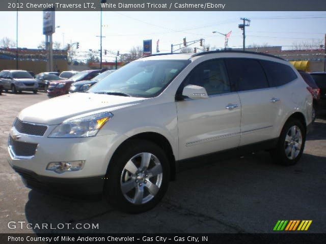 2012 Chevrolet Traverse LTZ in White Diamond Tricoat