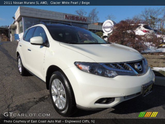 2011 Nissan Murano SL AWD in Glacier White Pearl