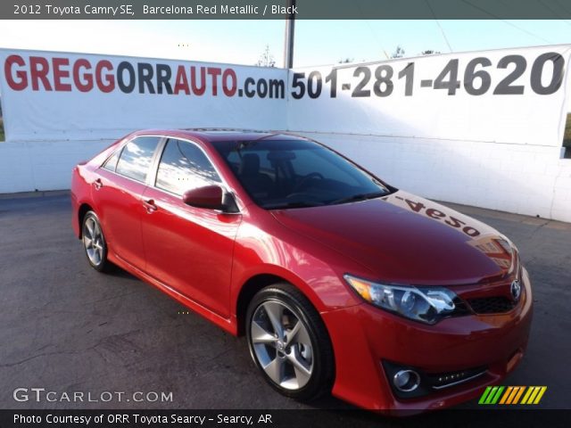 2012 Toyota Camry SE in Barcelona Red Metallic