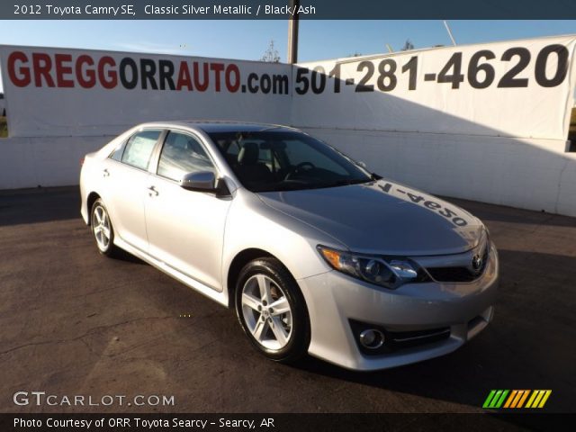 2012 Toyota Camry SE in Classic Silver Metallic