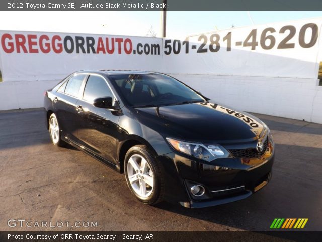2012 Toyota Camry SE in Attitude Black Metallic