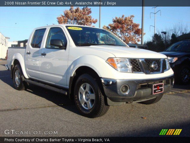 2008 Nissan Frontier SE Crew Cab 4x4 in Avalanche White