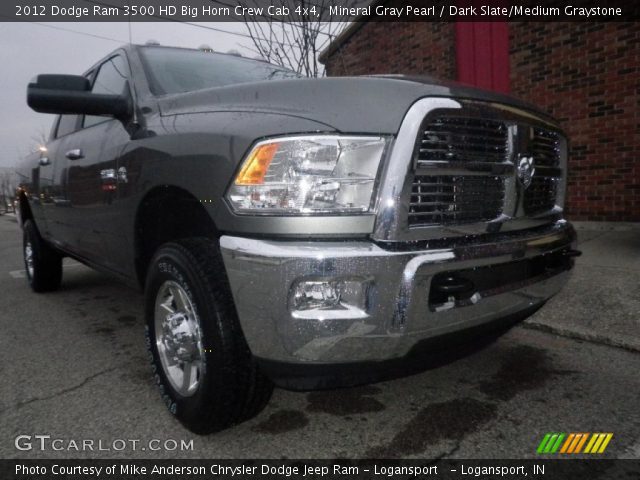 2012 Dodge Ram 3500 HD Big Horn Crew Cab 4x4 in Mineral Gray Pearl