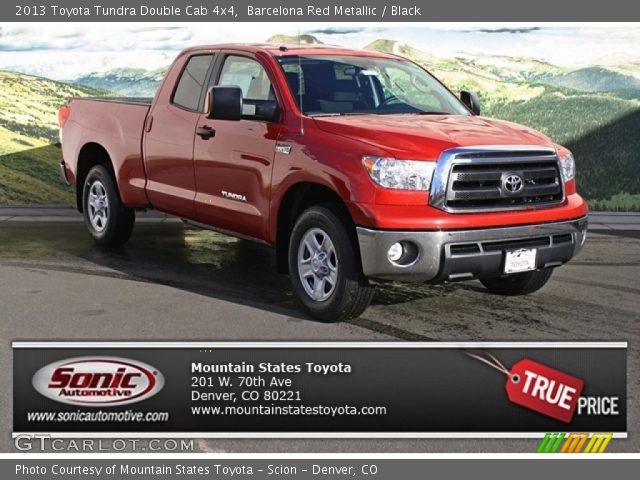 2013 Toyota Tundra Double Cab 4x4 in Barcelona Red Metallic
