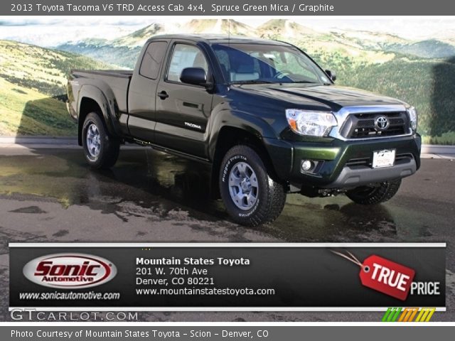 2013 Toyota Tacoma V6 TRD Access Cab 4x4 in Spruce Green Mica