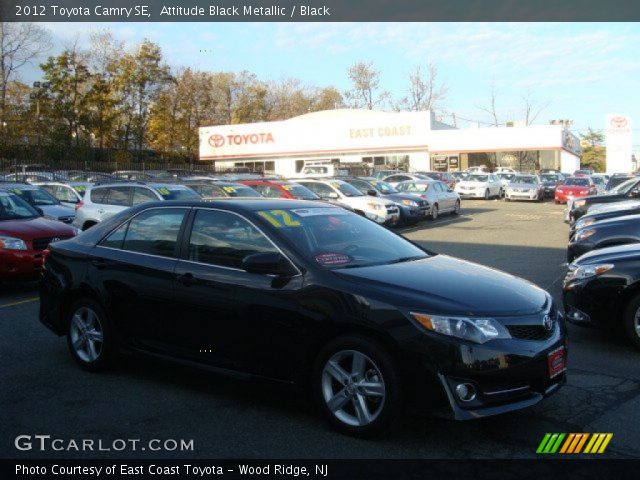 2012 Toyota Camry SE in Attitude Black Metallic