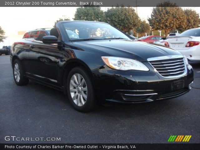 2012 Chrysler 200 Touring Convertible in Black