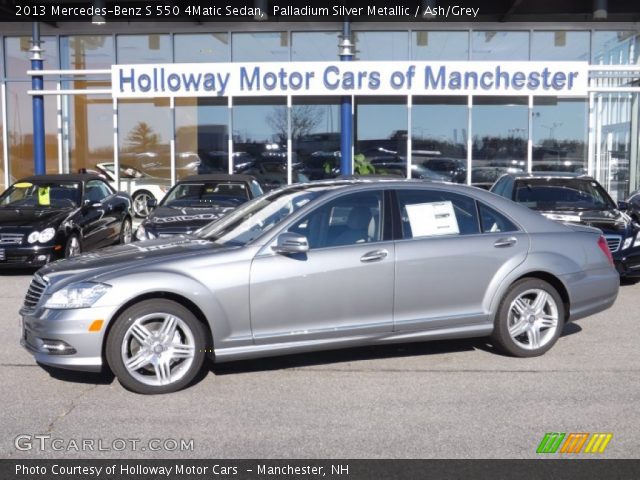 2013 Mercedes-Benz S 550 4Matic Sedan in Palladium Silver Metallic