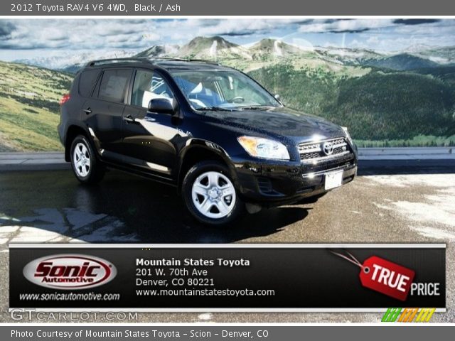 2012 Toyota RAV4 V6 4WD in Black