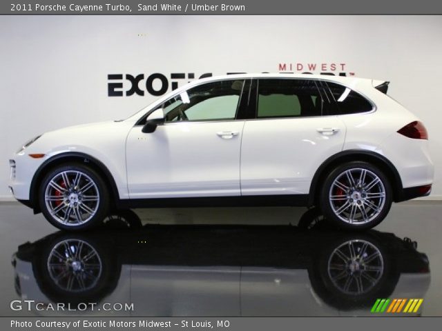 2011 Porsche Cayenne Turbo in Sand White