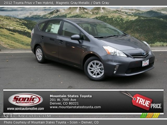 2012 Toyota Prius v Two Hybrid in Magnetic Gray Metallic