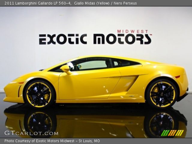 2011 Lamborghini Gallardo LP 560-4 in Giallo Midas (Yellow)