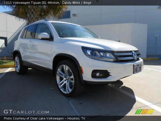 2013 Volkswagen Tiguan SEL 4Motion in Candy White