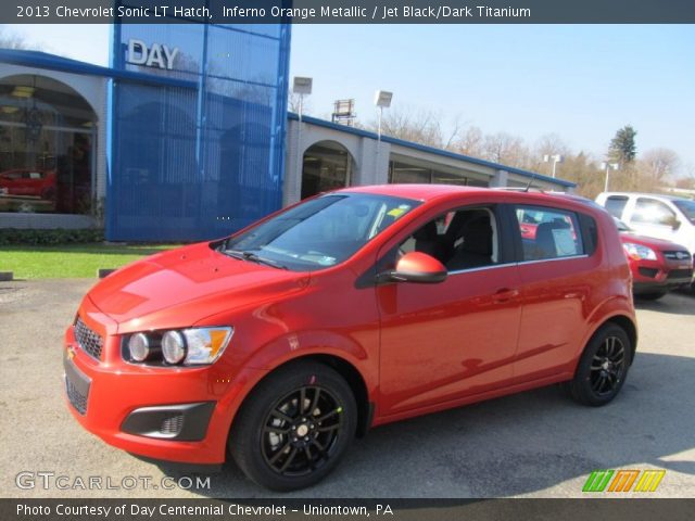 2013 Chevrolet Sonic LT Hatch in Inferno Orange Metallic