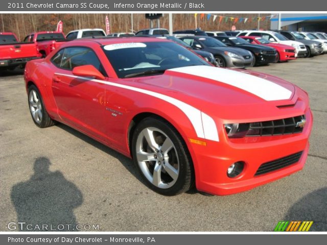 2011 Chevrolet Camaro SS Coupe in Inferno Orange Metallic