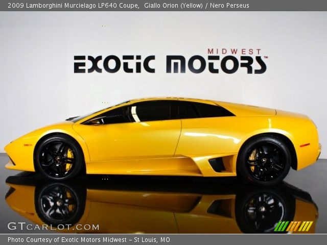 2009 Lamborghini Murcielago LP640 Coupe in Giallo Orion (Yellow)