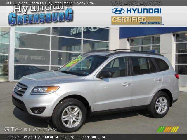 2012 Hyundai Santa Fe GLS in Moonstone Silver