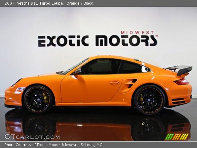 2007 Porsche 911 Turbo Coupe in Orange